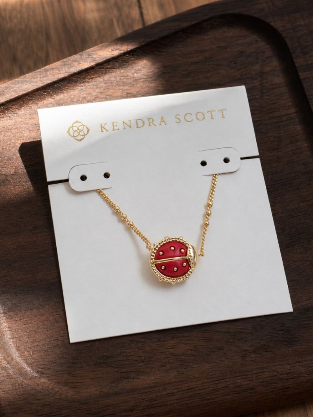 Kendra Scott ladybug necklace